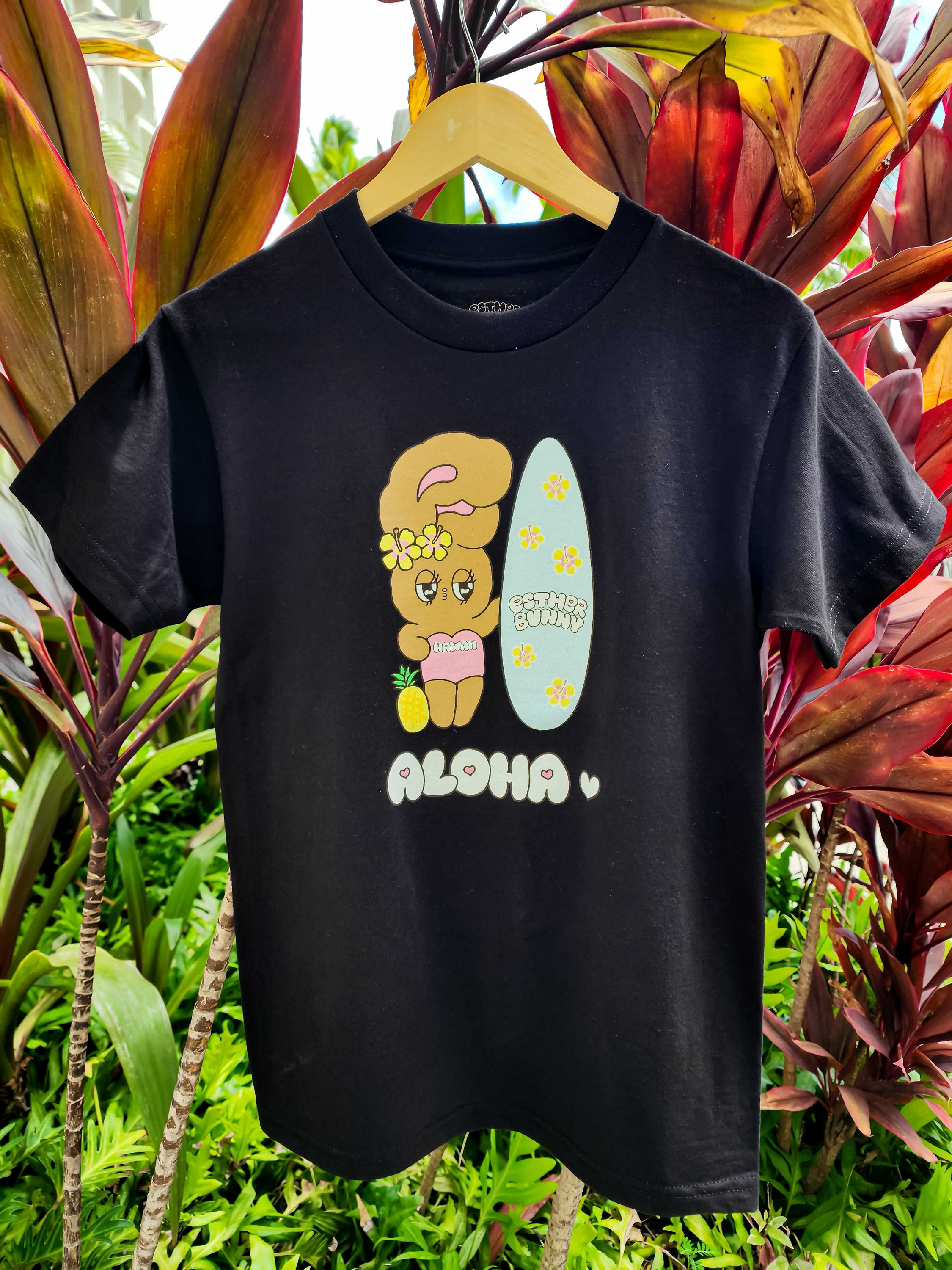 Suntan Esther Bunny Black Adult Shirt