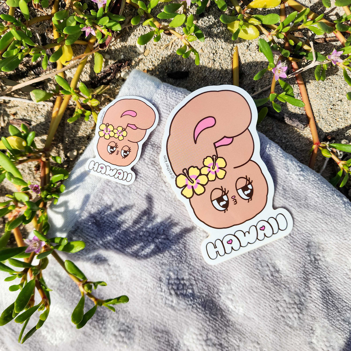 Suntan Esther Bunny Mini Stickers