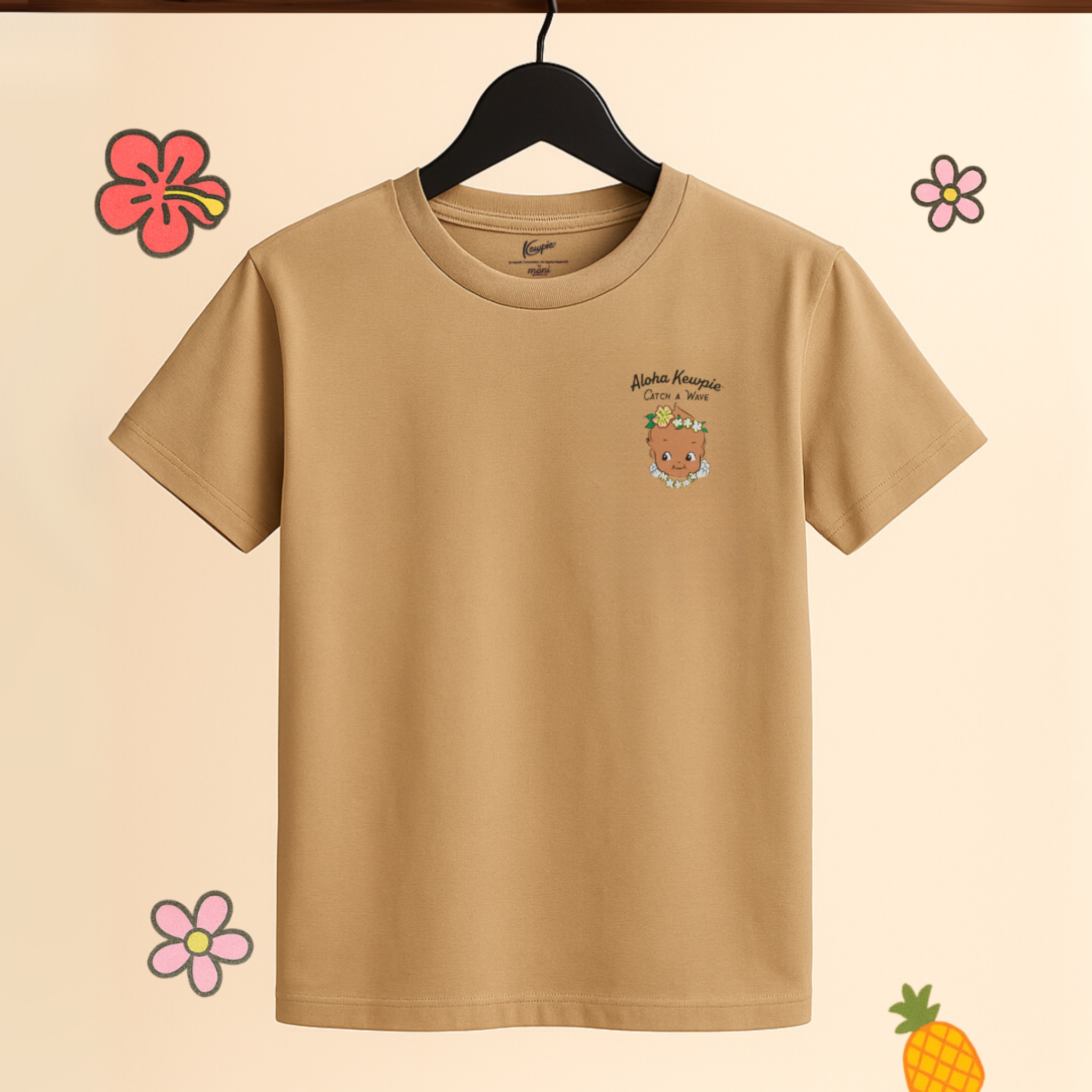 Kewpie「Catch A Wave」ユニセックスTシャツ（大人用）