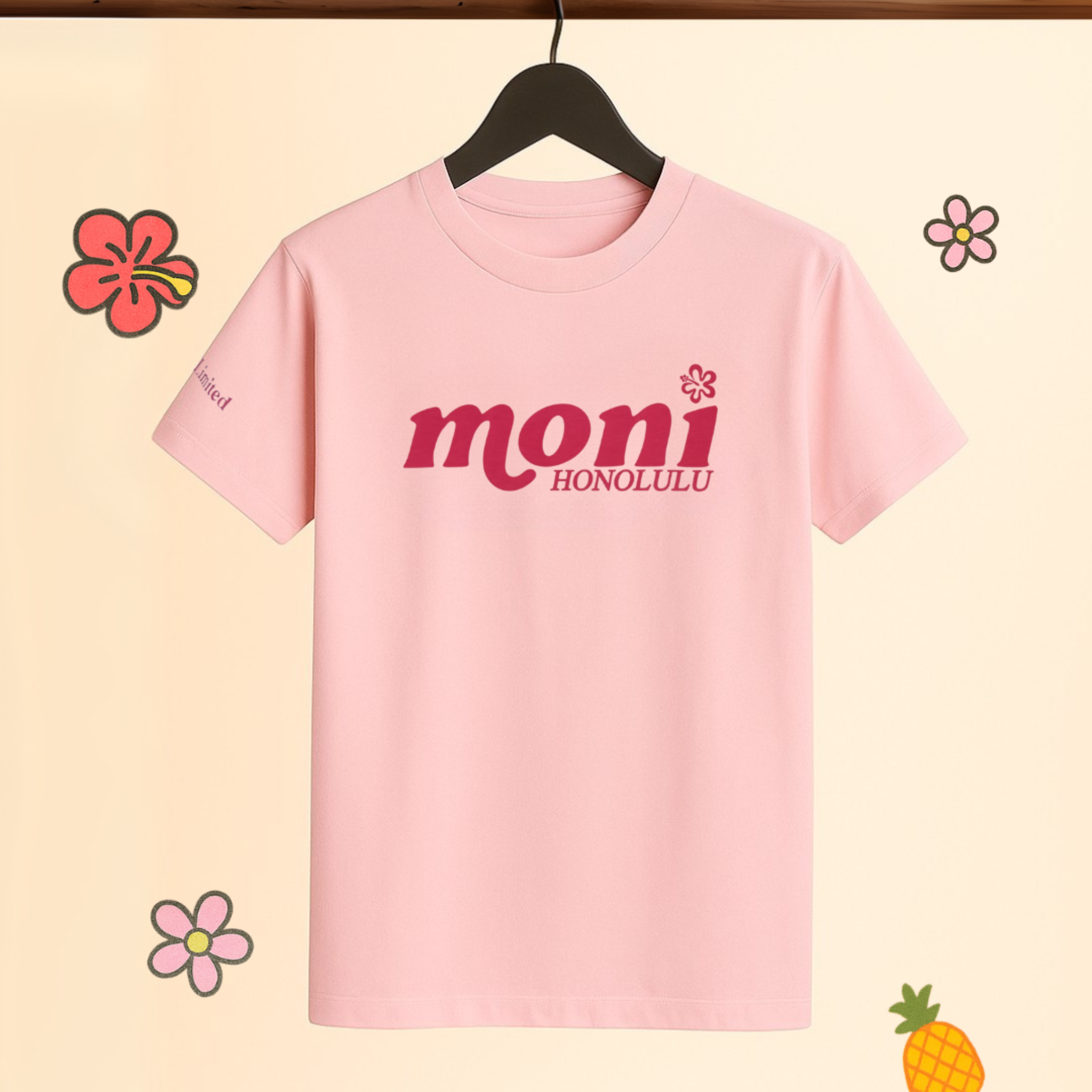 Moni Hibiscus Flower Adult Shirt