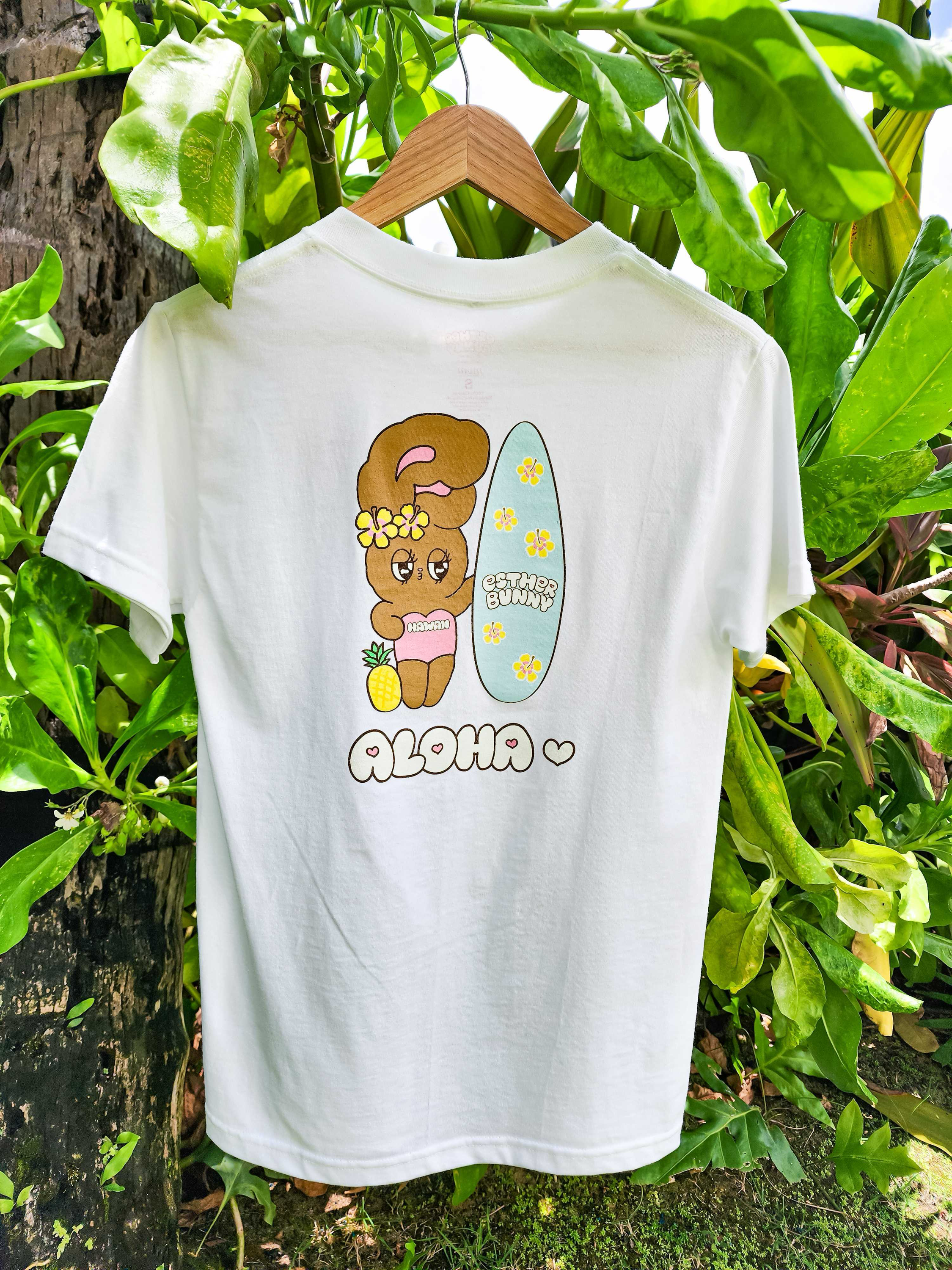 Suntan Esther Bunny White Adult Shirt