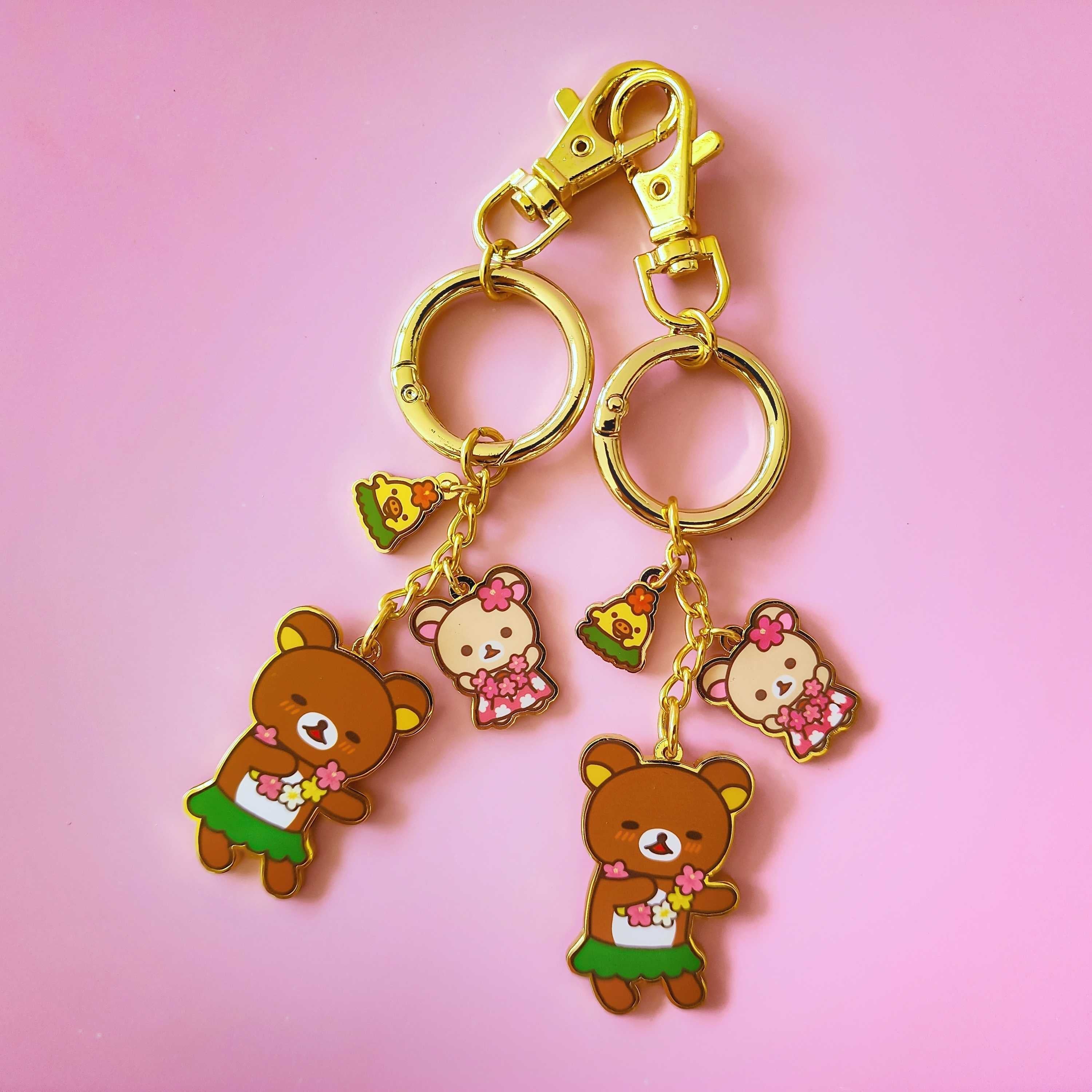 Hawaii Time Rilakkuma Sunny Hula Keychain