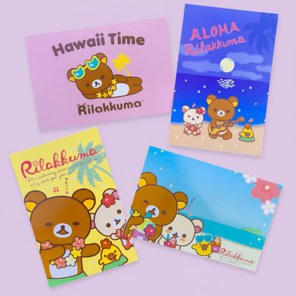 Hawaii Time Rilakkuma Postcards