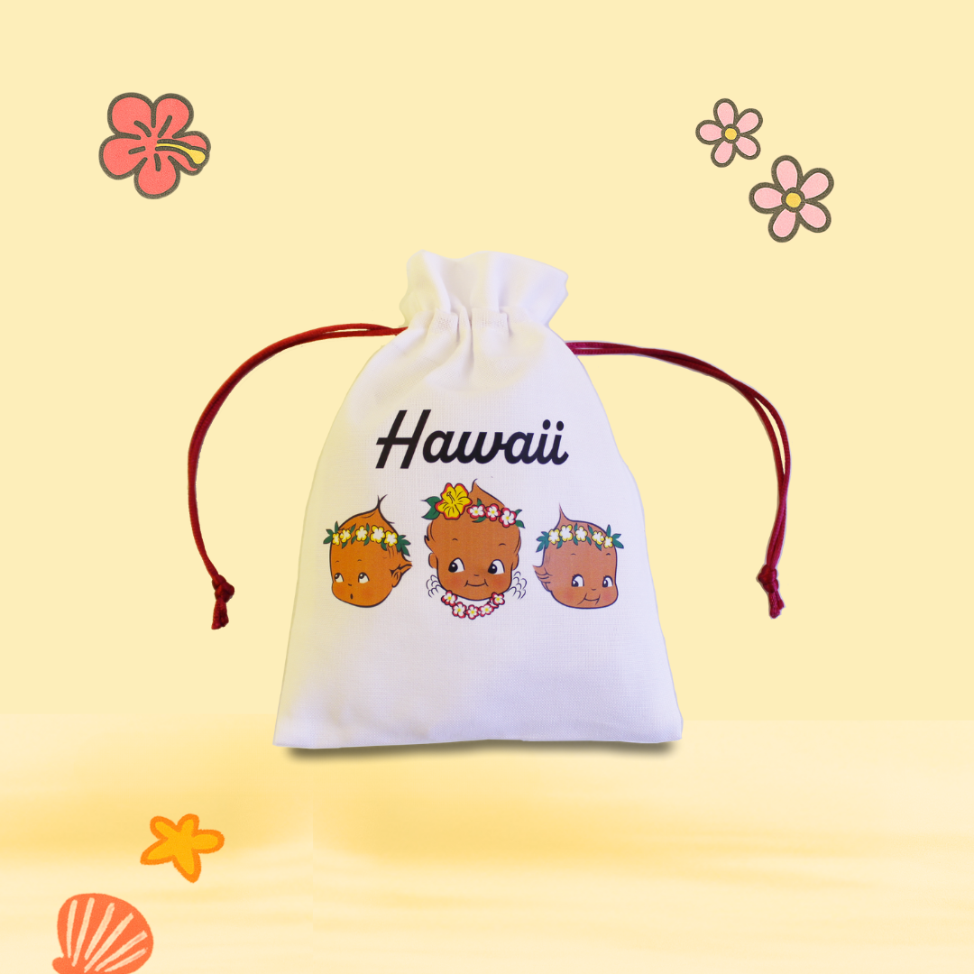 Kewpie Drawstring Pouch