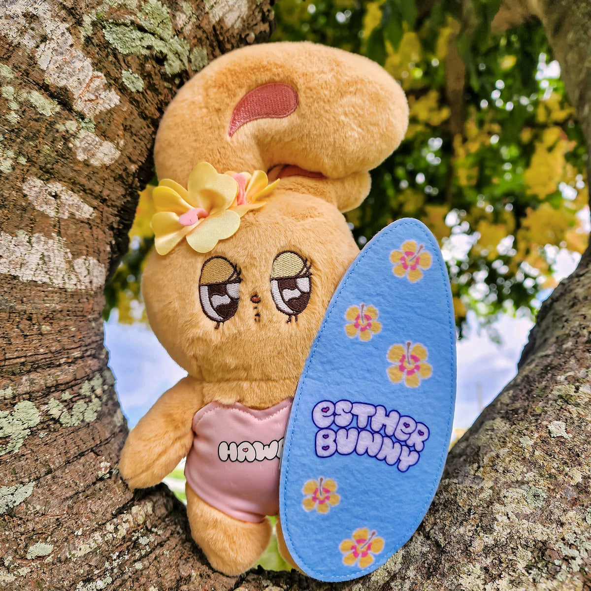 Suntan Esther Bunny Medium Plush