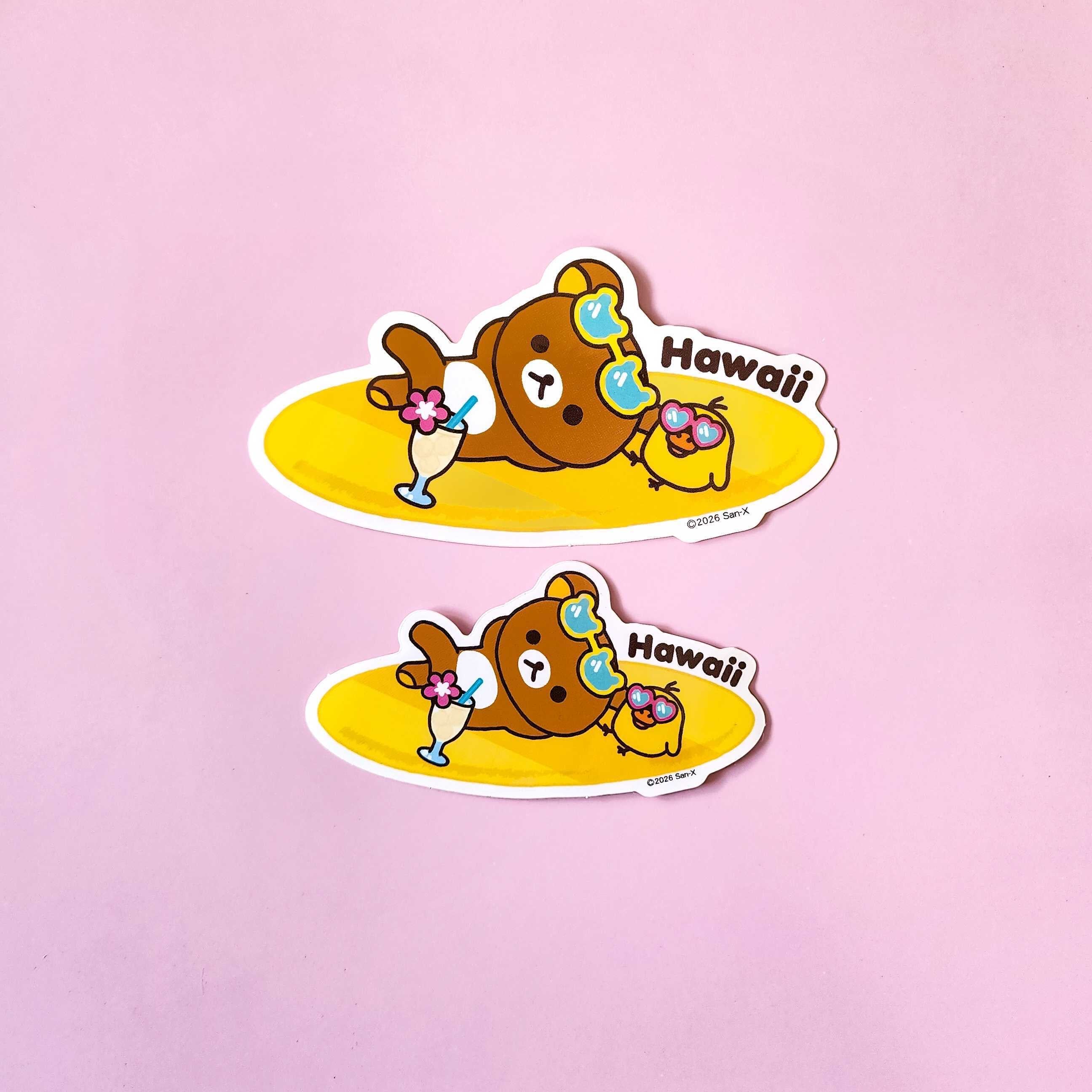 Hawaii Time Rilakkuma Mini Stickers