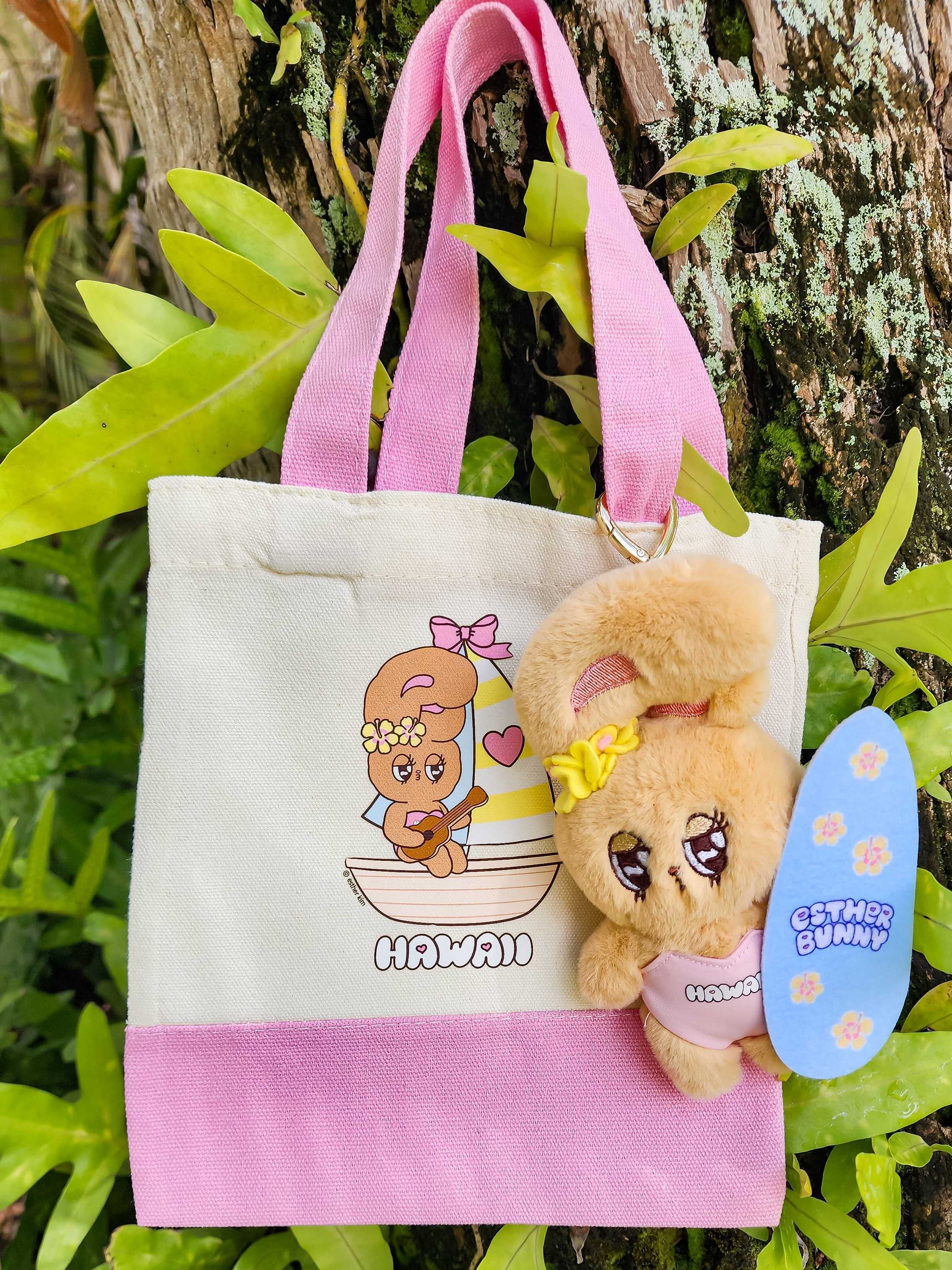 Suntan Esther Bunny Mini Canvas Tote Bag