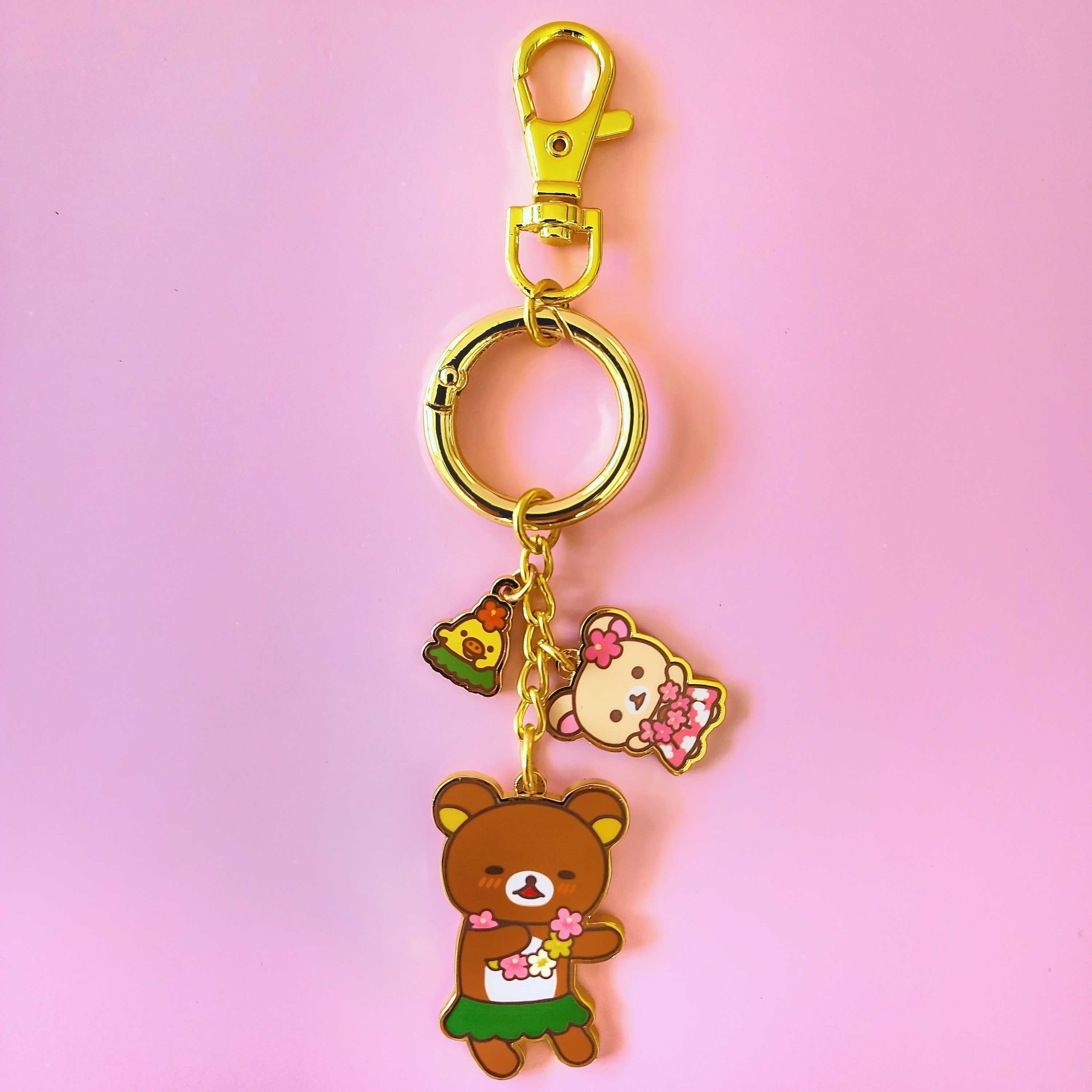 Hawaii Time Rilakkuma Sunny Hula Keychain