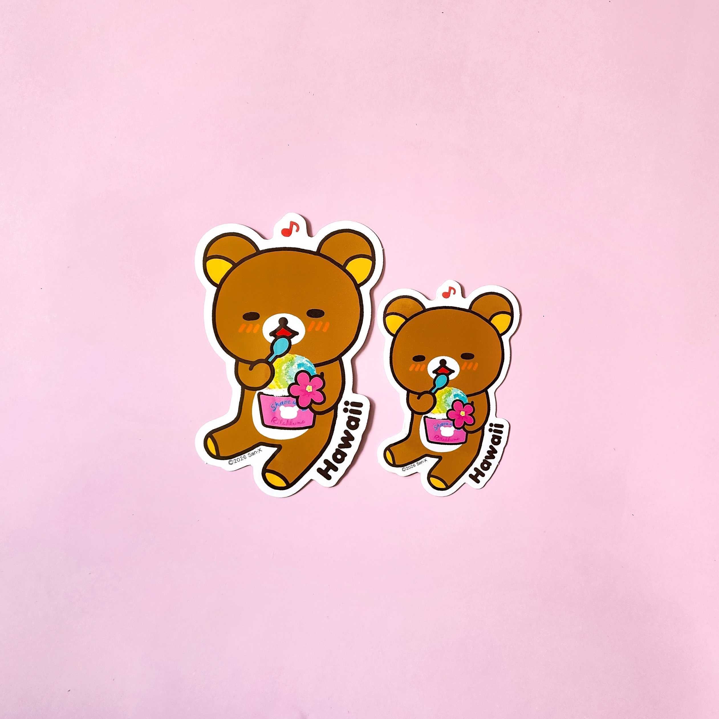 Hawaii Time Rilakkuma Mini Stickers