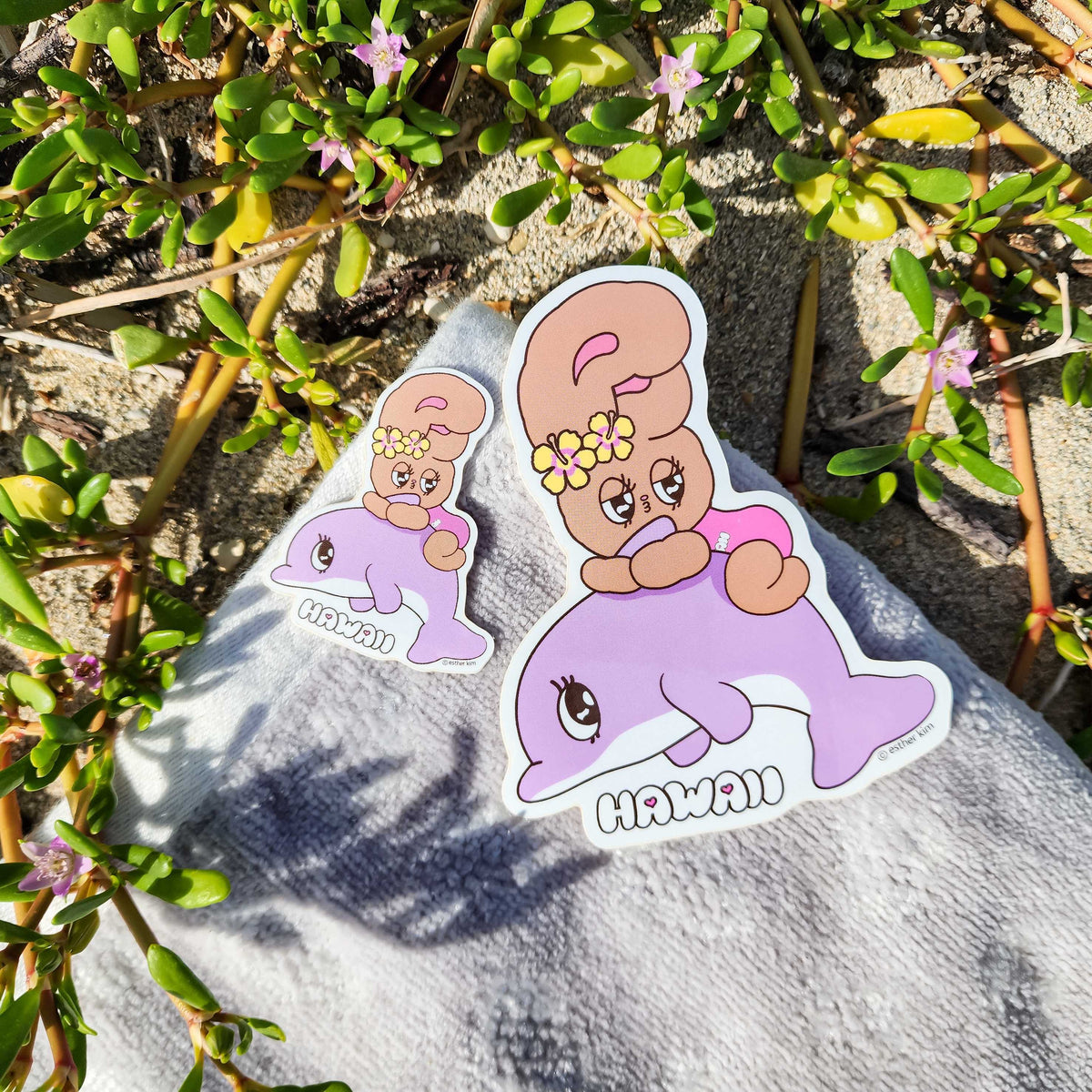 Suntan Esther Bunny Mini Stickers