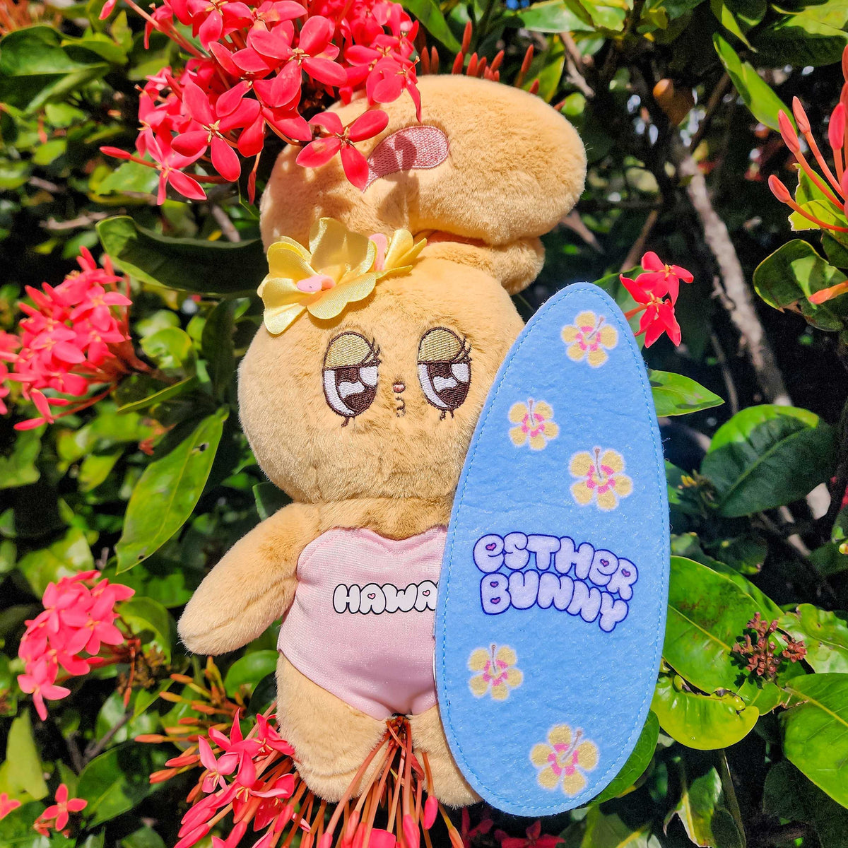 Suntan Esther Bunny Medium Plush