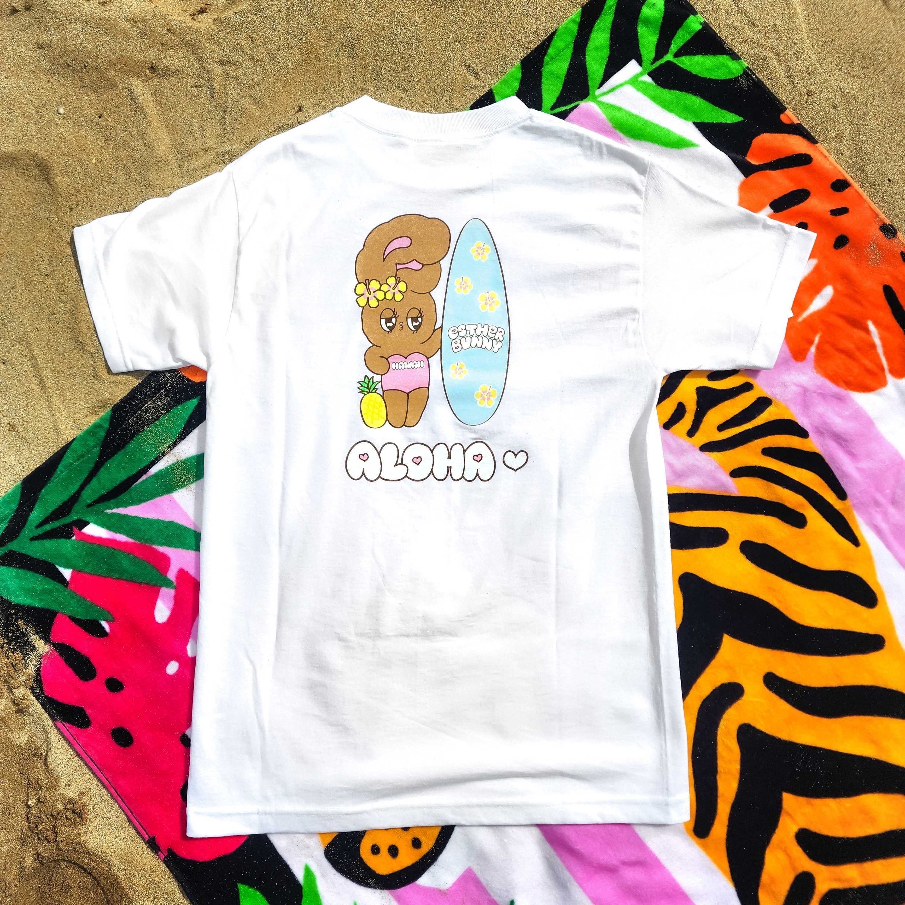 Suntan Esther Bunny White Adult Shirt