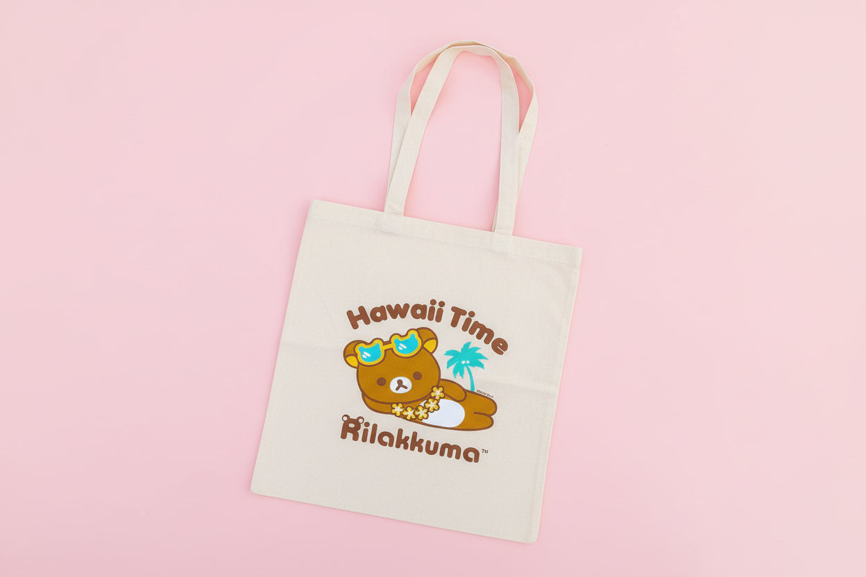 Hawaii Time Rilakkuma Tote Bag