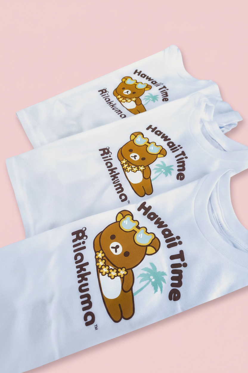 Hawaii Time Rilakkuma Kid Shirt