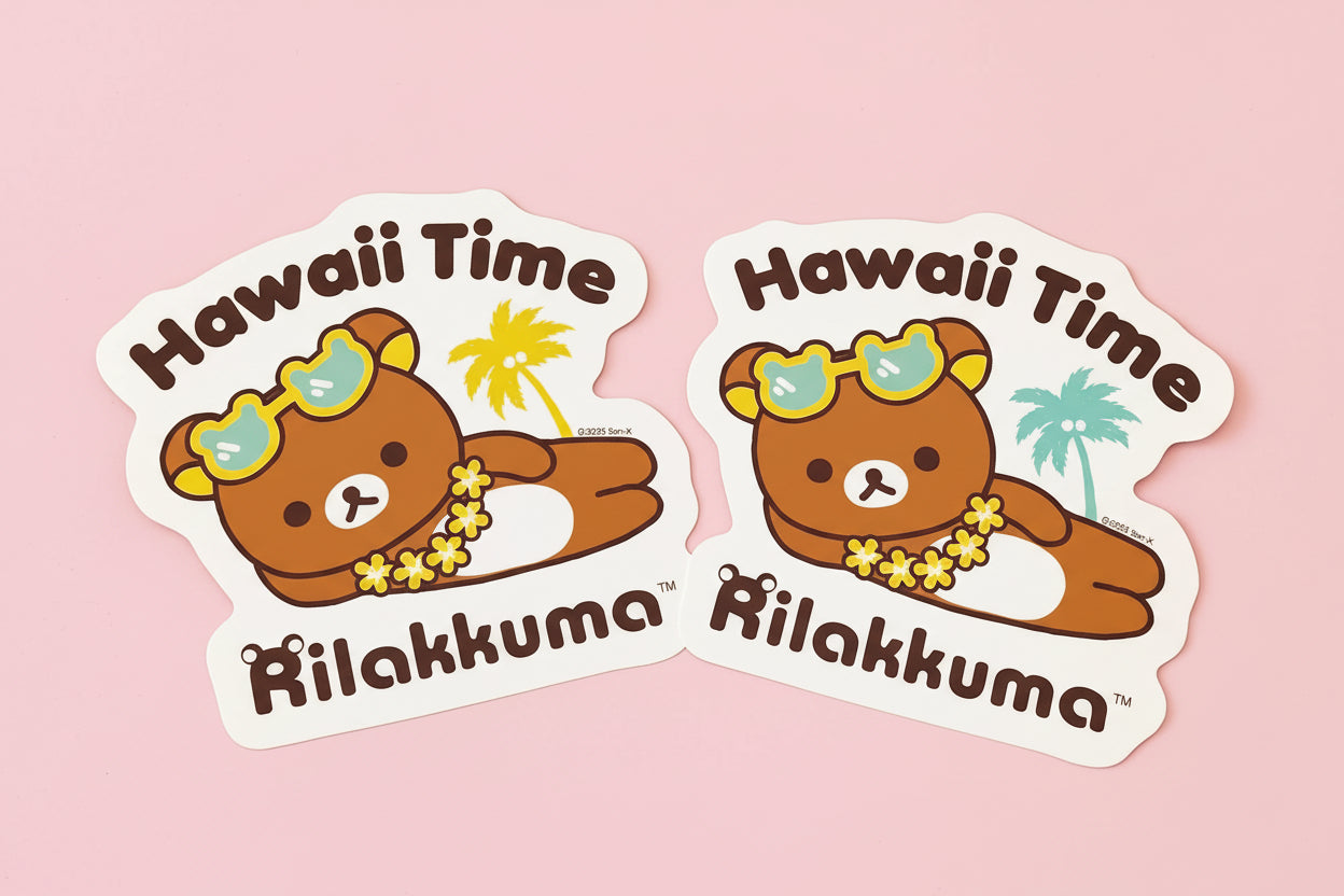 Hawaii Time Rilakkuma Mini Stickers