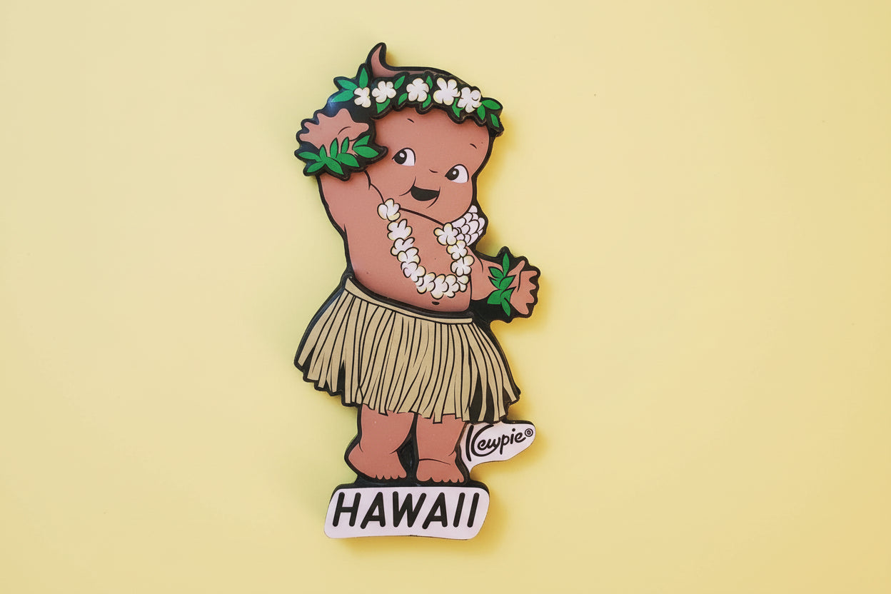 Aloha Kewpie Wooden Magnets