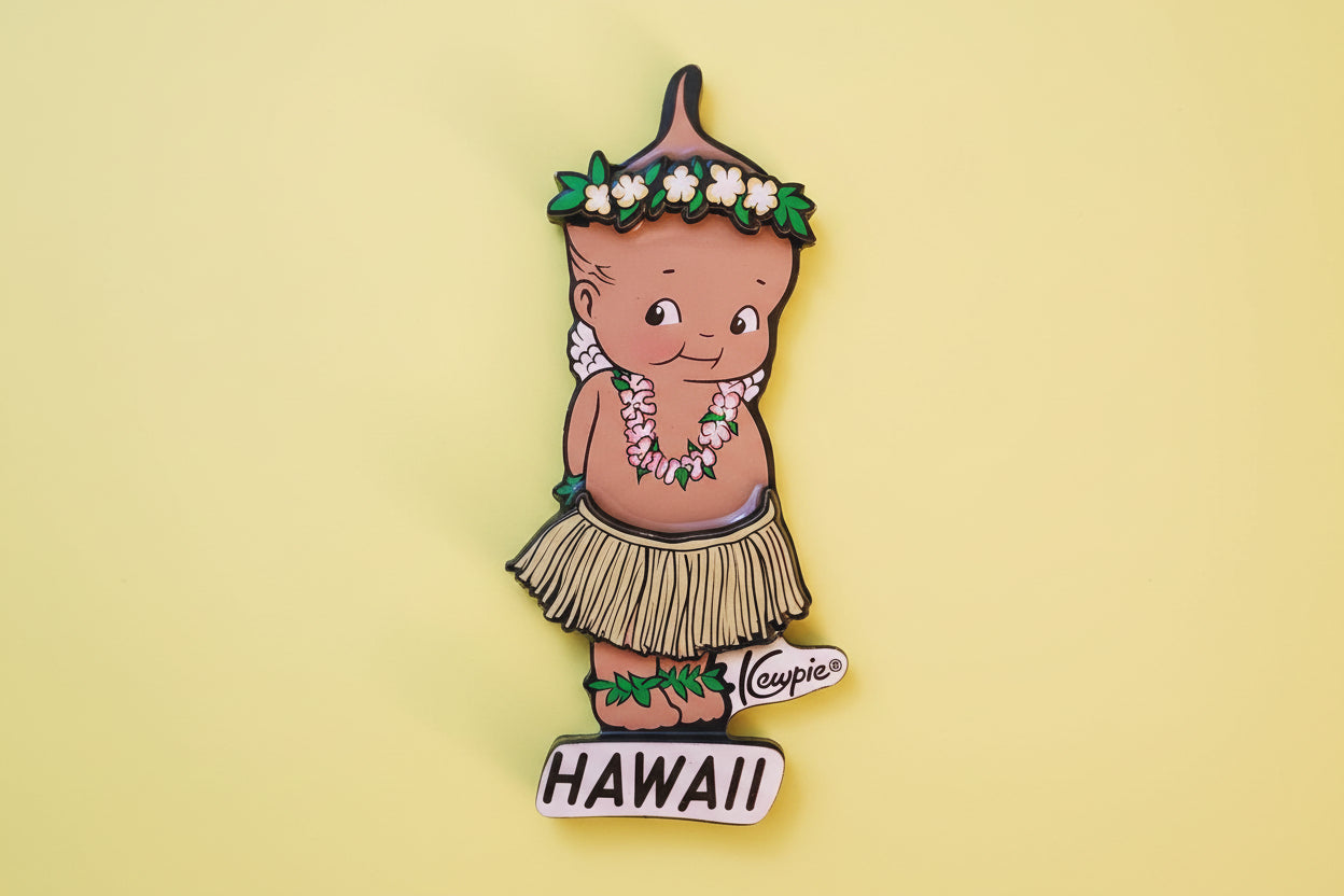 Aloha Kewpie Wooden Magnets