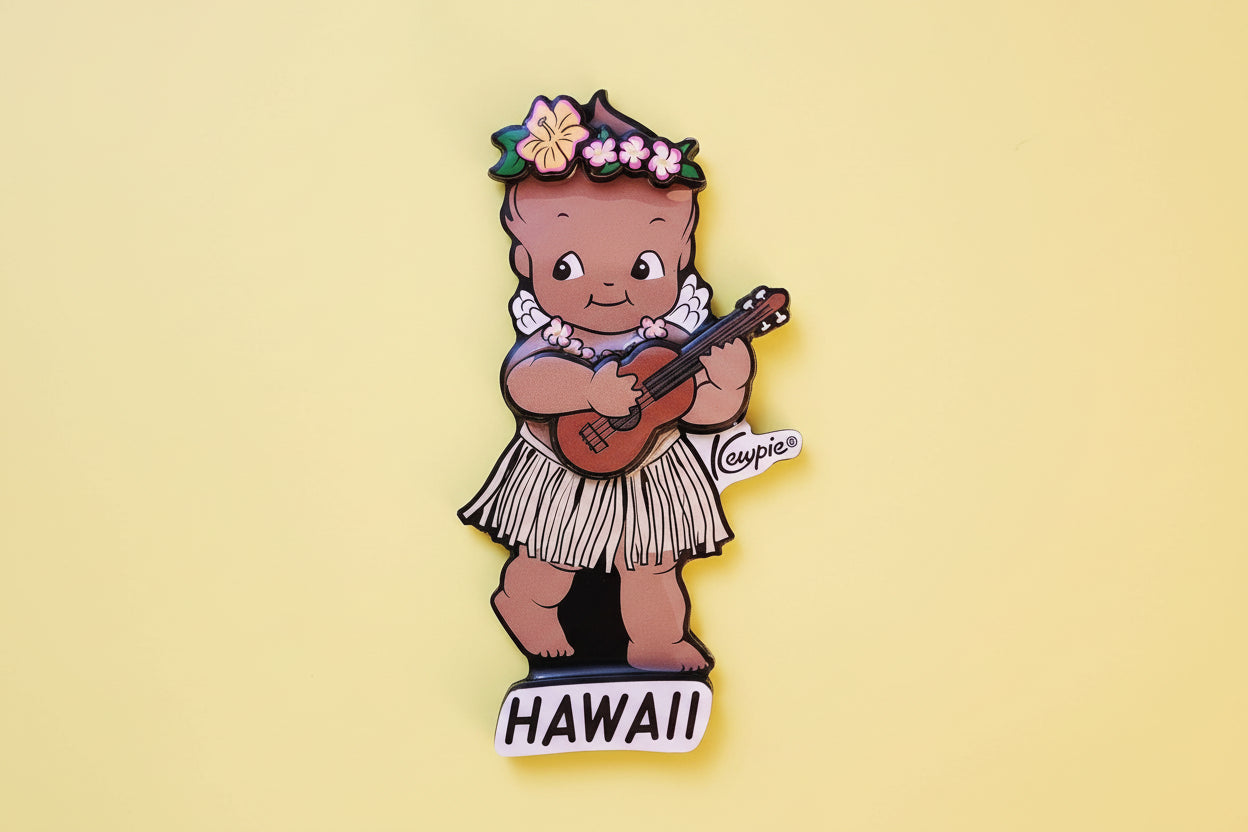 Aloha Kewpie Wooden Magnets