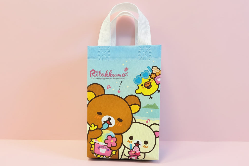 Hawaii Time Rilakkuma Shopping Bags