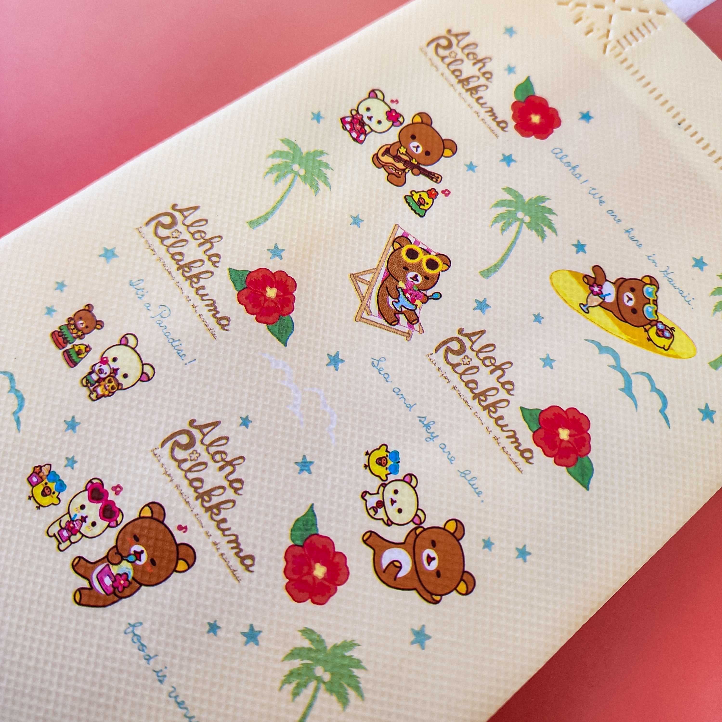 Hawaii Time Rilakkuma Shopping Bags