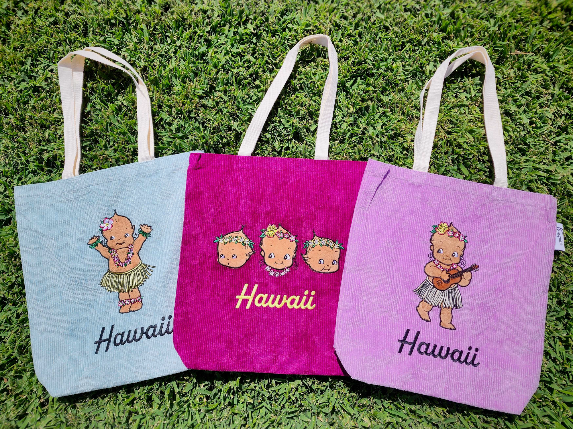 Kewpie Corduroy Tote Bag