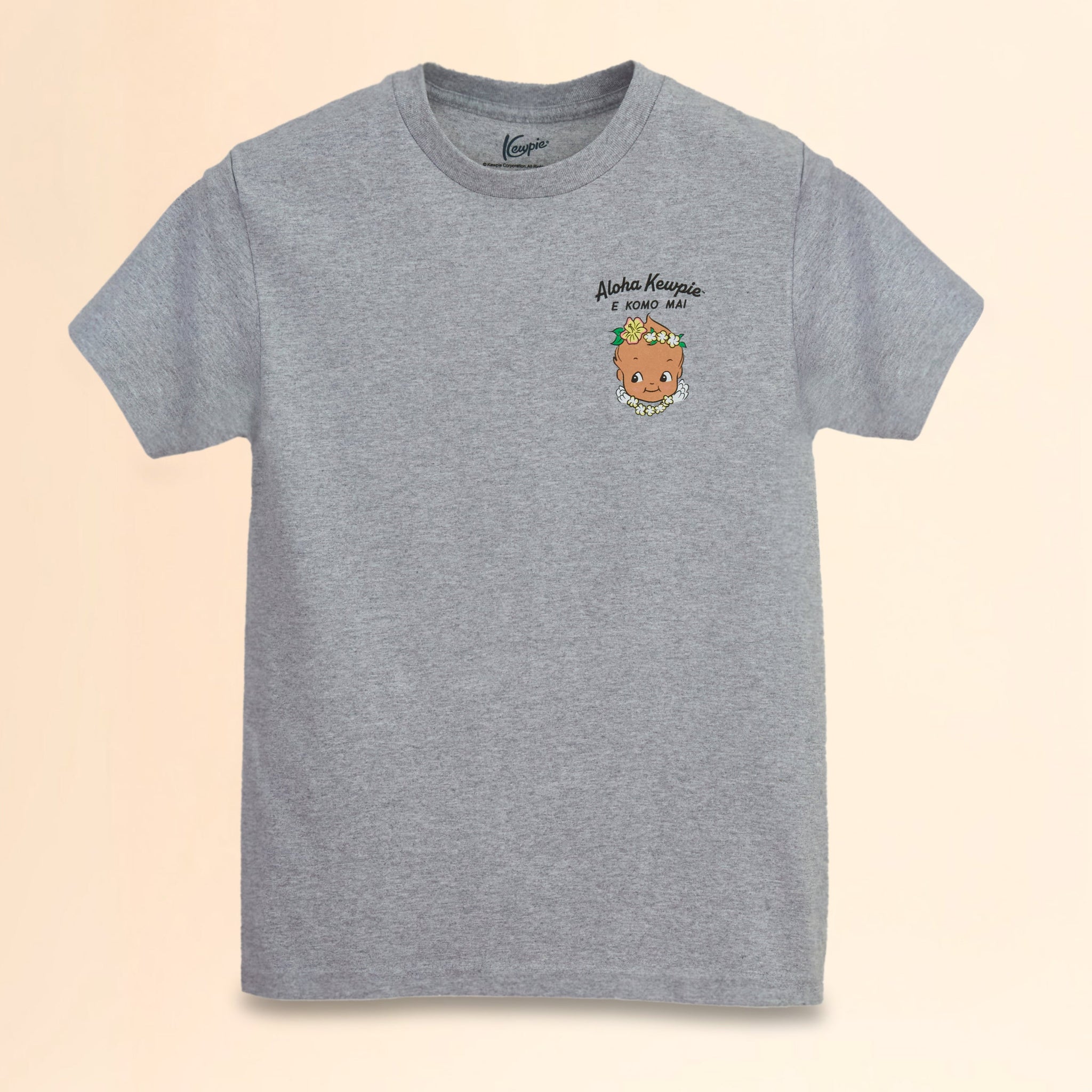 Kewpie「E Komo Mai」ユニセックスTシャツ（大人用）