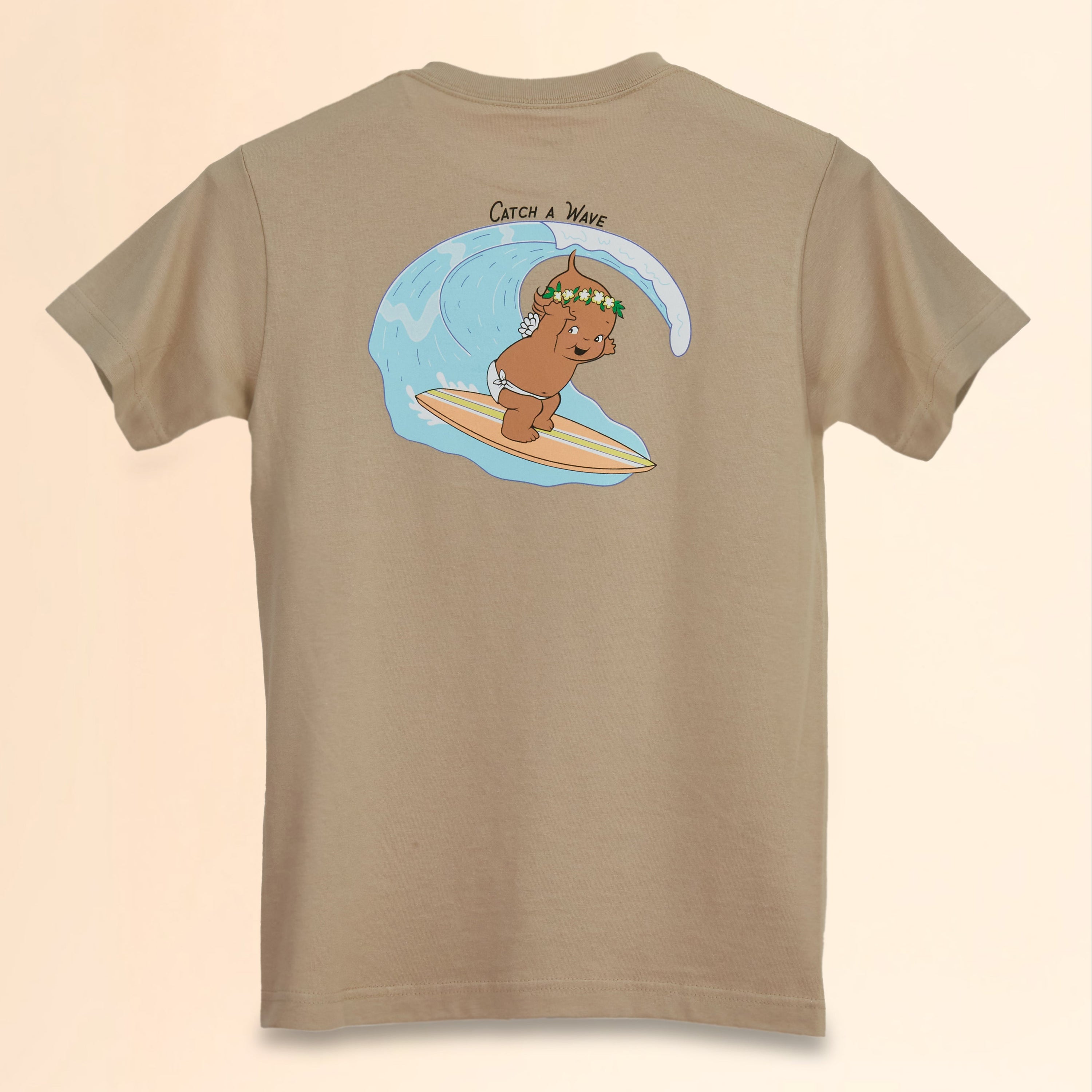 Kewpie「Catch A Wave」ユニセックスTシャツ（大人用）