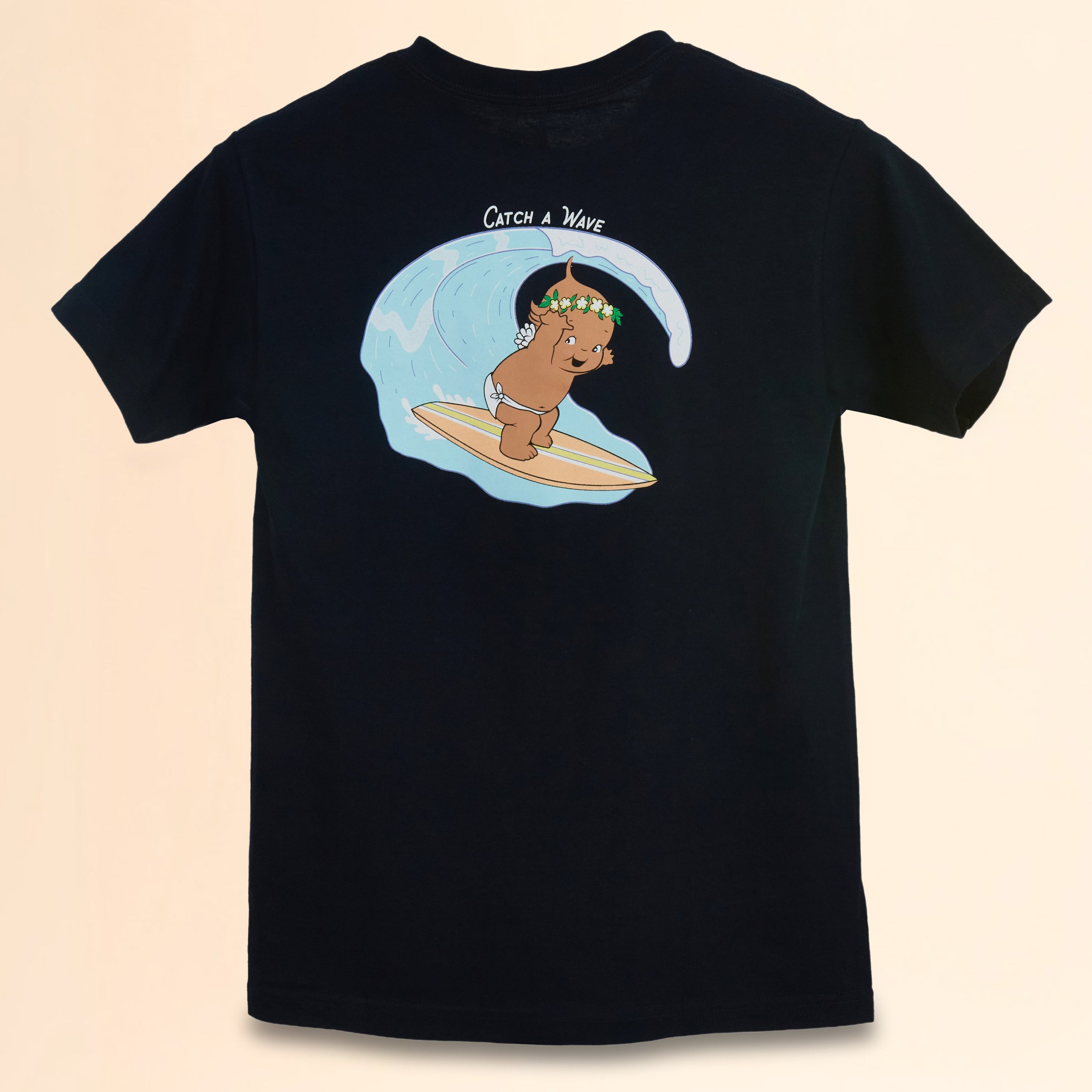 Kewpie「Catch A Wave」ユニセックスTシャツ（大人用）