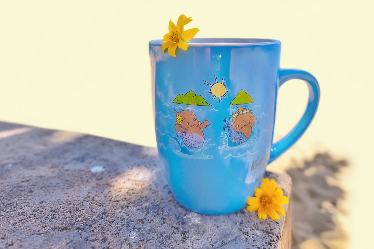 Aloha Kewpie Pastel Mugs