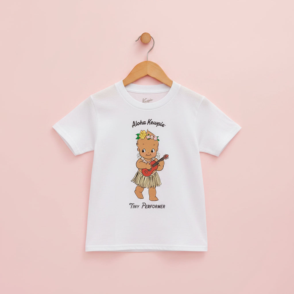 Aloha Kewpie Tiny Performer White Adult Shirt