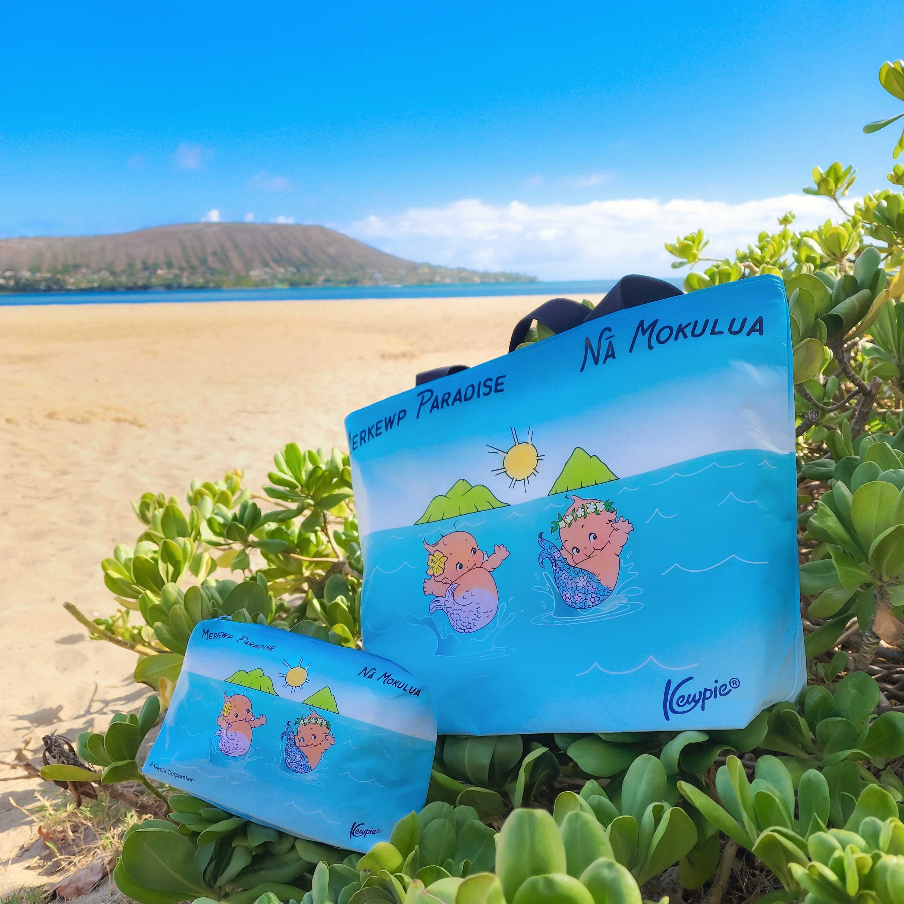 Aloha Kewpie Merkewp Paradise Tyvek Pouch